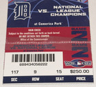 Mlb World Series Ticket Stub Game 2 Cardinals Tigers Comerica Park 10 22 2006