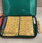 Vintage Chinese Mah-jongg Game  Complete Set Displayed  Case Requires Repair