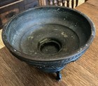 Antique Japanese Bronze Ikebana Vase 1880s Meiji Period