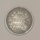 1871h Canada 10 Cents - Vf-xf