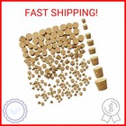 120 Pcs 8 Sizes Tapered Cork Stoppers Wooden Wine Bottle Stopper Tapered Cork Gl