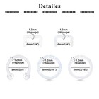 Qwalit Clear Nose Rings Studs L Shape Piercing Retainer Flexible Nose Bone Fl   
