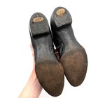 Victorian Antique Black Leather Lace Up Cats Paw Heel Boots