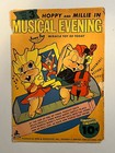 Vintage Tippy Toy  3   Hoppy And Millie In Musical Evening   1940 s Paper Toy