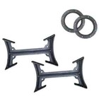 Adapter Kit Wood Burning Double Barrel Camp Stove Heater Cast Iron Legs Collars