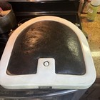 Antique Emil J  Paidar Barber Chair Back Seat Rest Frame Cushion