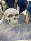 Skull Statue Mold For Casting   Concrete Statue Mould Brand New