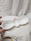 Rare Vintage 1960 s Fenton Art Milk Glass Hobnail Spooner Dish 