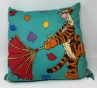 Disney Winnie The Pooh Tigger Blustery Day Windy Pillow 100 Acre 16    X 16    Vtg