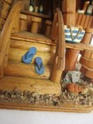 Tiki Bar House Hut Beach Wooden Wood Diorama Dollhouse Decoration Decor