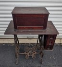 Rare Willcox Gibbs Original  Sewing Machine W  Case - Treadle Pedal Stand