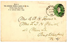 1899 Atchison Topeka   Santa Fe Railway Co Dividend Of  1 Notice