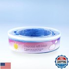 4 Pack Jumbo 28 Ft Diaper Pail Refills Bags Compatible With Diaper Genie And 
