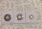 1975 Barbados Proof  Coin Lot -  1  25 Cents  10 Cents - Km 15 Deal 