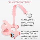 Misslili Teething Toys For Babies 0-6 6-12 Months Baby Teethers With Clip