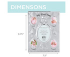 Briarwood My First Year Baby Photo Frame In Silver-tone