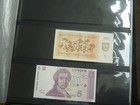 World Stamps Collection In Stockbook   Banknotes   Old Matchbox Labels