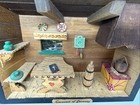 Vintage German Mid Century 3-d Hand Crafted Folk Art Diorama Wall Hanging Vgc
