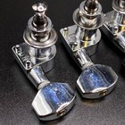 Fender Style Guitar Tuners In-line Strat Tele Tuning Keys Set Chrome
