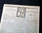 John Burgoyne Surrender At Saratoga Revolutionary War Scrutiny 1778 Newspaper  