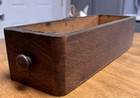 Antique Sewing Machine Cabinet Single Drawer Oak