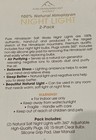 2 Pack Himalayan Salt Lamp Night Light Rock Hand Carved Natural Pink Home Decor