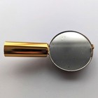 Vintage 1950s Rhinestone Jeweled Folding Lipstick Holder Mirror Compact