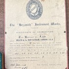 Heath   Co New Eltham London Ltd Antique Brass Maritime Sextant With Wooden Case