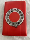 Vintage Nos Eagle Telephone Address Rotary Phone Desktop Index Red Phone Book