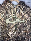 Drake Waterfowl Mossy Oak Shadow Grass Blades Camo Fleece Hoodie Size Xl