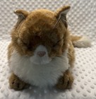 Applause Plush Cat 15  Avanti Jockline Orange Striped Tabby Kitty 1985 Vintage