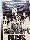 Orig  Rod Stewart Faces Lynyrd Skynyrd Philadelphia Concert Poster Feb  16 1975