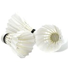 3pcs White Duck Feather Badminton Ball Shuttlecocks Sport Training Badminton 