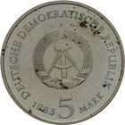 Ddr 5 Mark 1983 A Luther Eisleben 9 7 G Coin Original  lps140