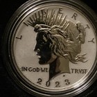 2023 Morgan And Peace Dollar Reverse Proof Two-coin Set Ogp coa  23xs 