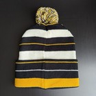Nwt    47 Boston Bruins Nhl Hockey Centennial 100 Years Cuffed Knit Beanie Pom Cap