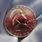 1950 Franklin Half Dollar Impaired Proof Pr Pf Details 90  Silver