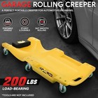 40 in Low Profile Mechanic Rolling Creeper Automative Garage Shop Repair Yellow