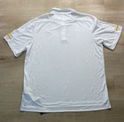 George Mason Patriots Ncaa Adidas Men s White Team  Climalite Polo Shirt Xl