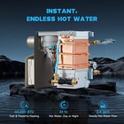 Portable Rv Tankless Water Heater Propane Gas 65000btu Showerhead Control Panel
