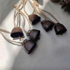 Restoration Hardware Inspired Rustic Iron Holiday Bells     Set Of 6
