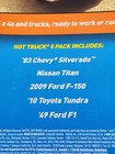 Hot Wheels 5-pack Hot Trucks    83 Silverado Titan F-150  10 Tundra 49 Ford Rare