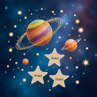 3pcs I Tried Stars Enamel Pin Creative Pop-enamel Pin Lapel Badges Brooch Funny