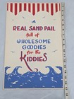 Vintage 1950   s See   s Candy Advertising Store Sign  a Real Sand Pail 