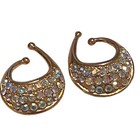Sonia De Maria Earrings Cuffs Vintage
