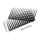 Black Car Front Light Lashes-2 Pcs-headlight Eyelashes Accessories W  3m Sticker