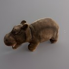 Fao Schwarz Plush Hippo Stuffed Animal Dark Brown Hippopotamus