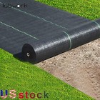 Heavy Duty Weed Barrier Fabric Woven Earthmat Ground Cover Landscape 3 2 Ounce