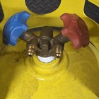 Hvac Refrigerant Recovery Cylinder Tank For R-134a r410a 400 Psi Gray yellow