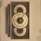 Vintage Taylor Stormoguide Desktop Weather Temperature Humidity Barometer 1960 s